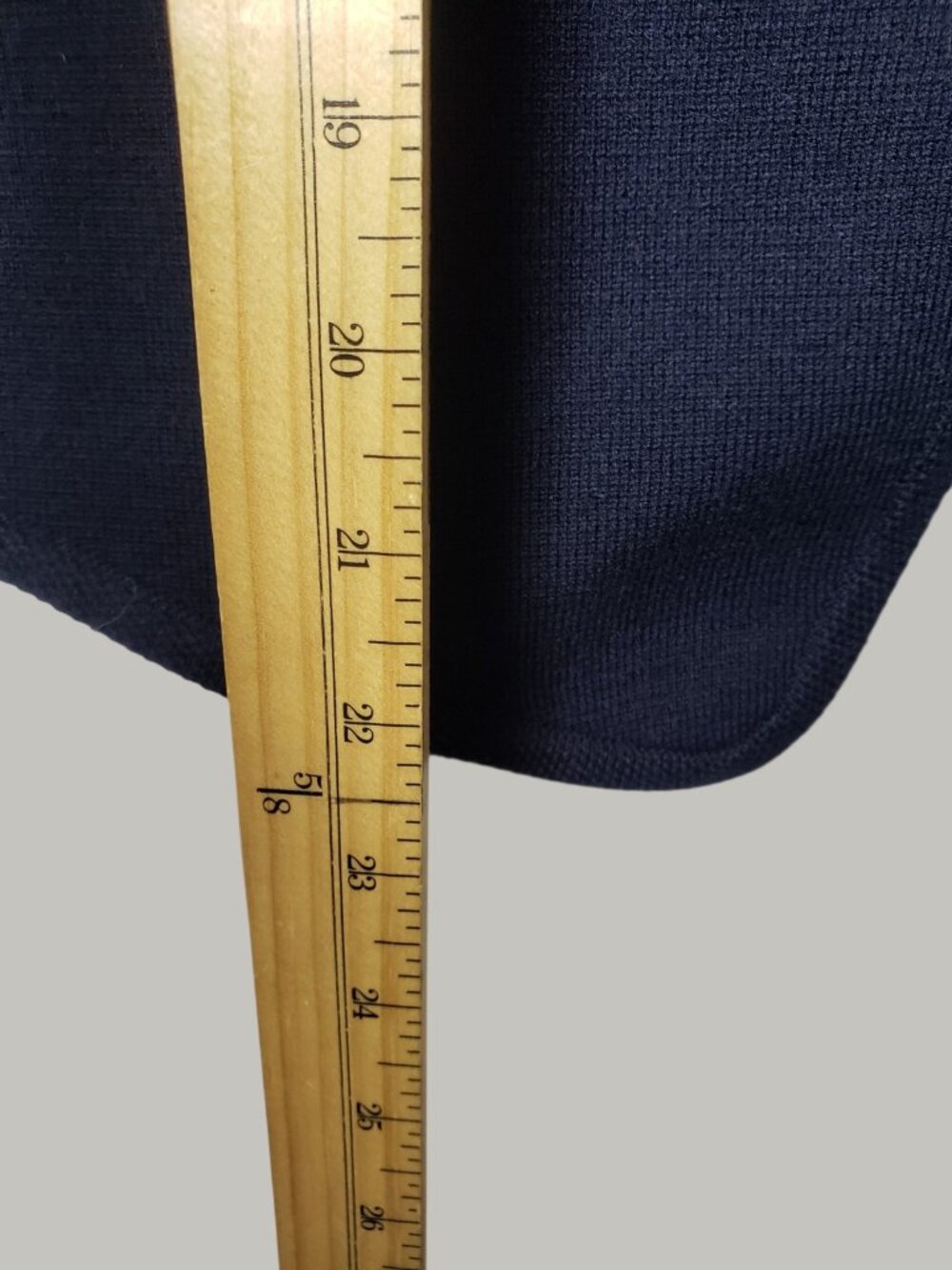 Emerson Lang Sleeveless Sweater Vest W/Gold Button Front Navy Blue& Gold Medium - Picture 5 of 10